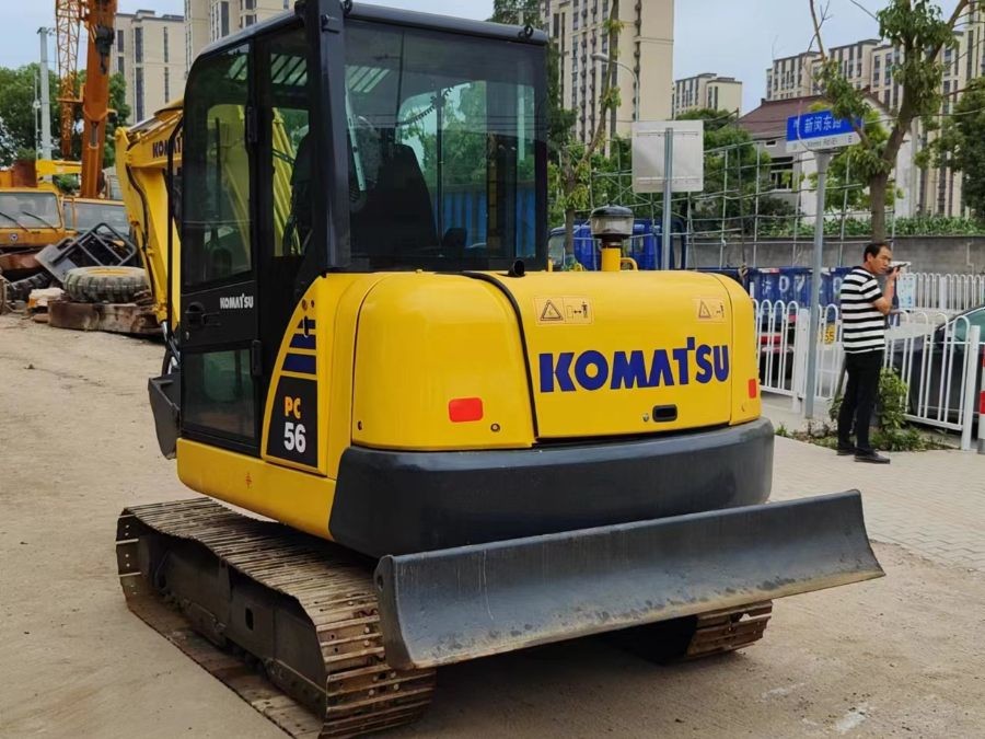 Japon Excavateur Komatsu d'occasion à vendre Machinerie PC56-7 Jindongyu de seconde main
