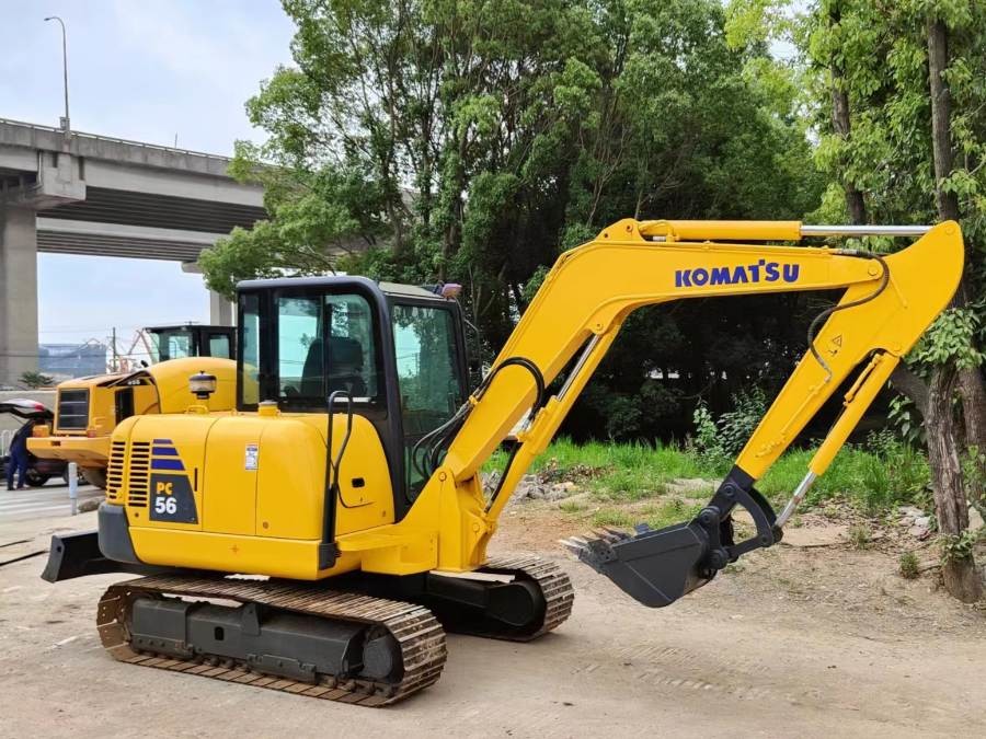 Japon Excavateur Komatsu d'occasion à vendre Machinerie PC56-7 Jindongyu de seconde main