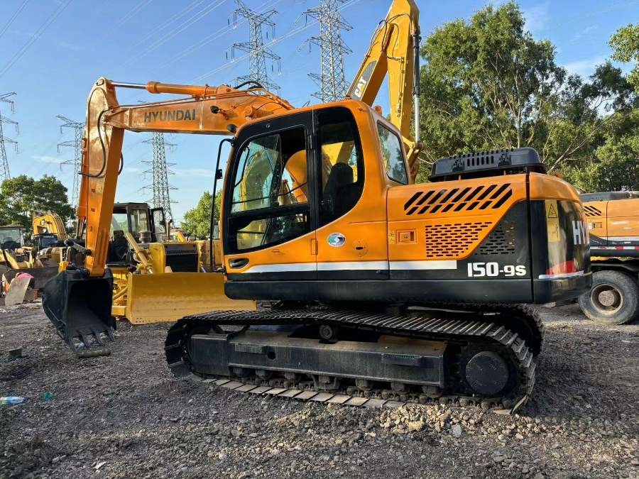 Corée Excavateur Hyundai d'occasion à vendre R150-9s R220LC-9s Machinerie Jindongyu