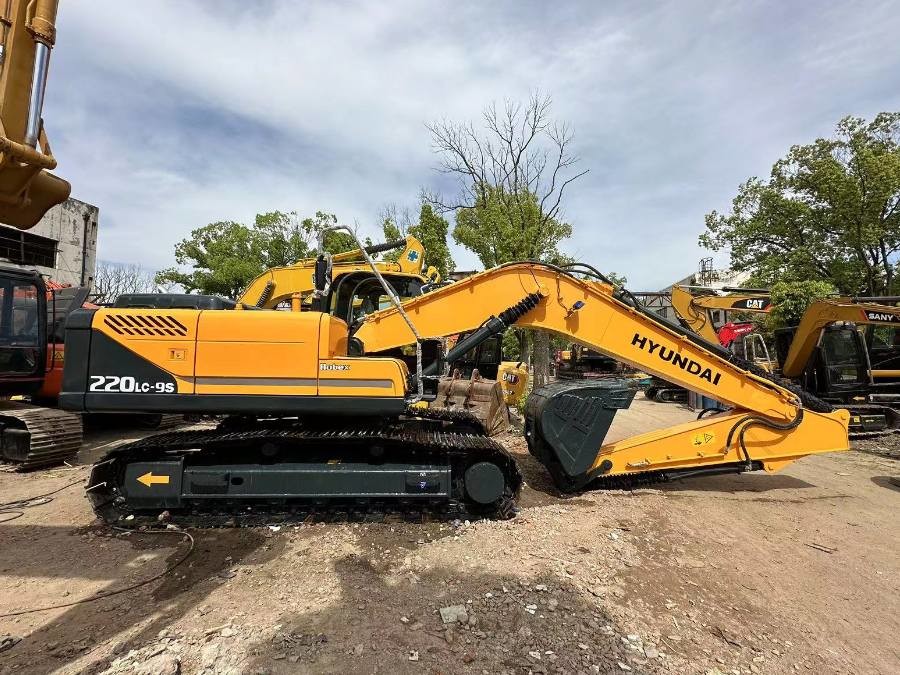 Corée Excavateur Hyundai d'occasion à vendre R220LC-9s R220 DX225 HX220 Machinery Jindongyu