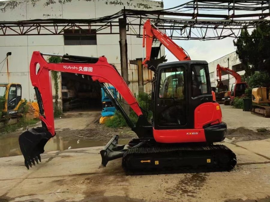Japon Excavateur Kubota d'occasion à vendre Machinerie Jindongyu KX165 d'occasion