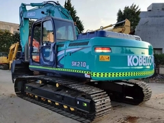 Excavateur Kobelco SK210 d'occasion À vendre en stock Vente en bon état