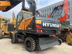 21 tonnes Hyundai R210w-9 Excavateur à roues d'occasion Robex 210w Excavateur d'occasion Haute performance